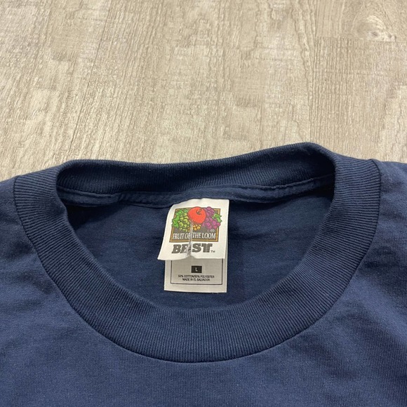 VINTAGE 90s God Bless The USA United States Flag Shirt Size Large L Mens 1990s - Picture 4 of 6